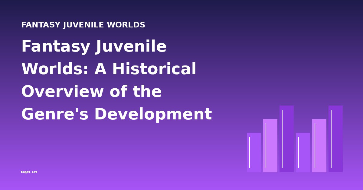 Fantasy Juvenile Worlds: A Historical Overview of the Genre's Development