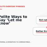 Polite Ways to Say ‘Let me know’