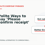 Polite Ways to Say ‘Please confirm receipt’