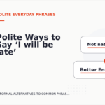Polite Ways to Say ‘I will be late’