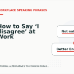 How to Say ‘I disagree’ at Work