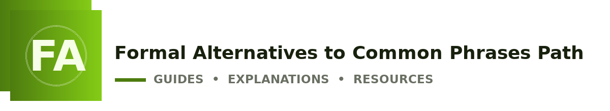 Formal Alternatives to Common Phrases Path